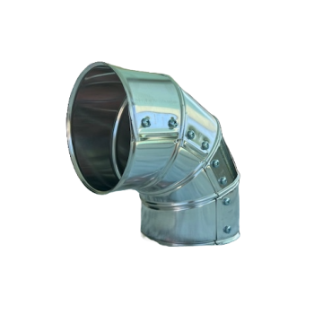 CURVA Acciaio Inox Aisi 304 opaco Spessore 05 mm 90 Gradi