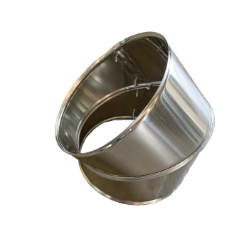 CURVA Acciaio Inox Aisi 304 opaco Spessore 05 mm 45 Gradi